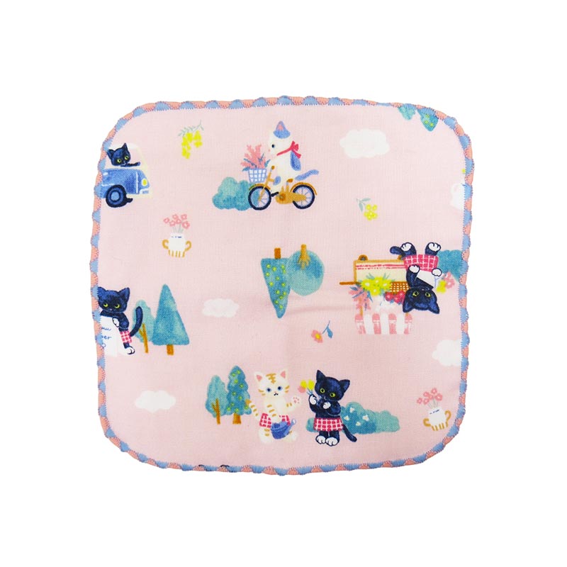 COCOWALK ミニハンカチ キャットマルシェ/PK